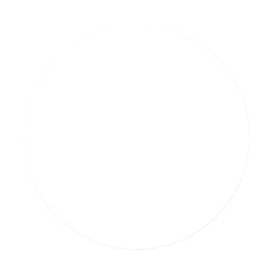 Magnetic Sticker Whiteboard – Ø60 cm – Weiß
