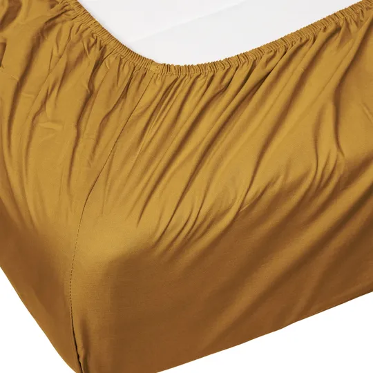 Essenza Home Minte Fitted Sheet Olive 80X200 401244-103-001