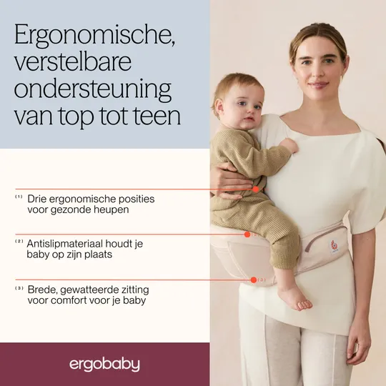 Ergobaby Lift Hip Seat Carrier - Onyx Black