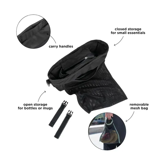 Done By Deer Kinderwagen Organizer - Black