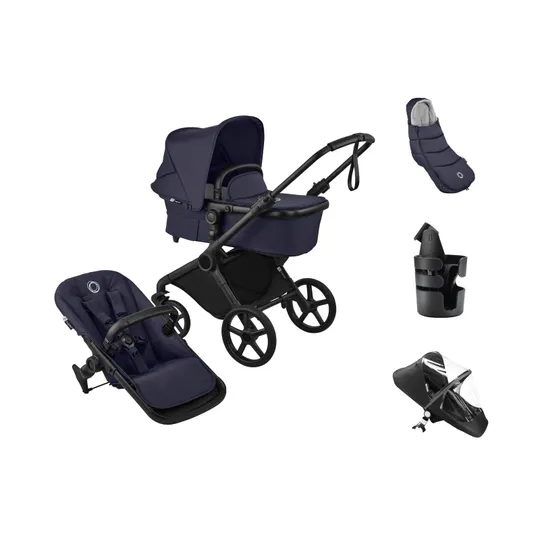 Bugaboo Cub Kinderwagen - Essential Bundle - Deep Indigo