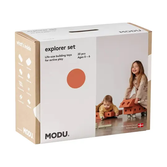 Modu Explorer Set - Burnt Orange / Dusty Green