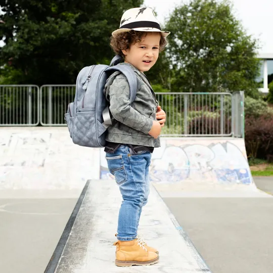 Little Company Mika Gesteppte Umhängetasche Blau