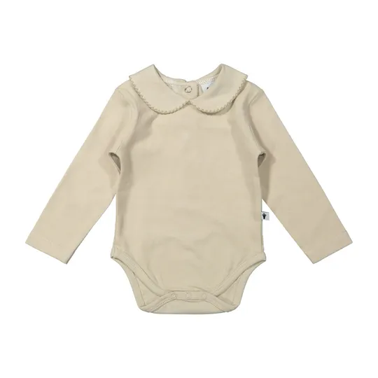 Klein Baby - Babybody - Oxford Tan - Langarm - Größe 68 - Beige