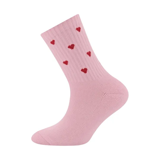 Ewers Socken – 3er-Pack Herzen/Rippstrick – Größe 23/26
