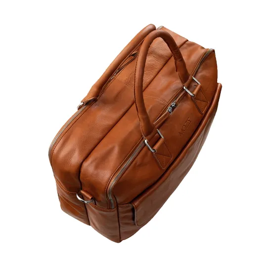 Mozz Bags Beloved Twin Wickeltasche Cognac