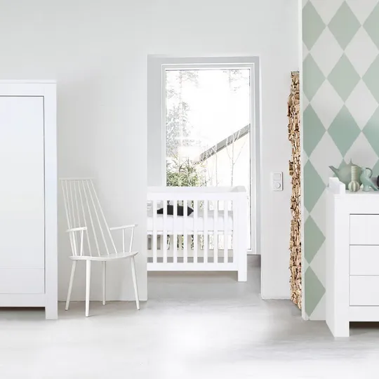 Kidsmill Alaska Kleiderschrank 2-türig Mattweiß