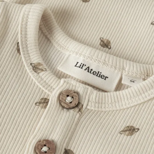 Lil Atelier Planet Body - Turtledove - Gr. 56