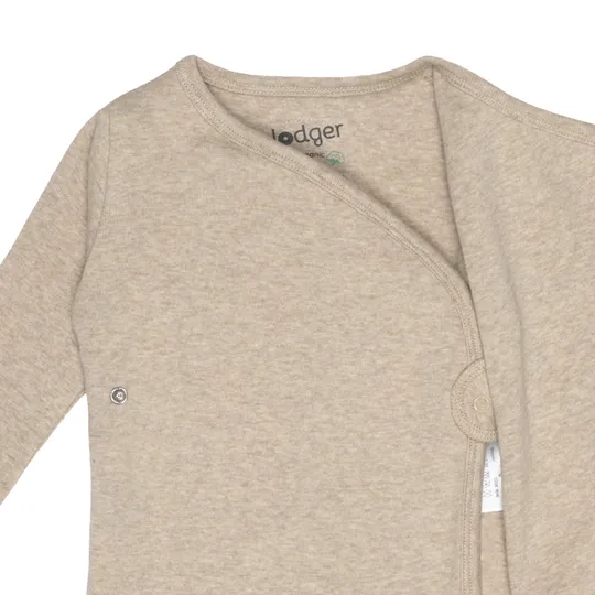 Lodger Wickelshirt - Größe 56 - Melange Beige