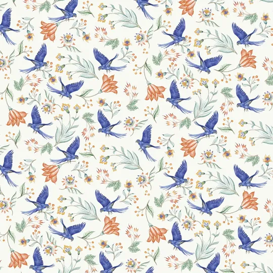 Creative Lab Amsterdam Paisley Parrot Tapete 200 x 280 cm
