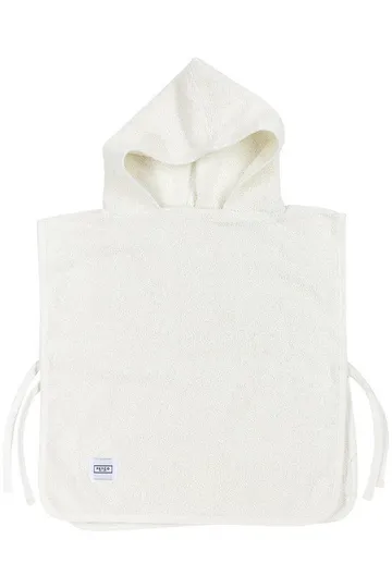 Meyco Basic Badeponcho - 1-3 Jahre - Frottee - Offwhite