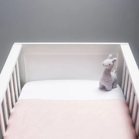 Jollein Mini Dots Bettbezug 100 x 140 cm Blush Pink