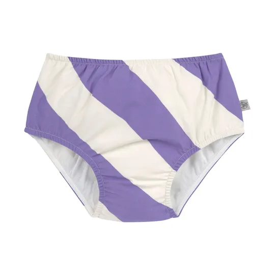 Lässig Schwimmwindel - Stripes - Größe 74/80 - Purple/Sea Salt