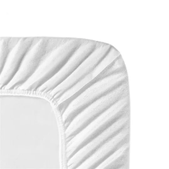 Cinderella Molton Spannbettlaken - 120x200 cm - White