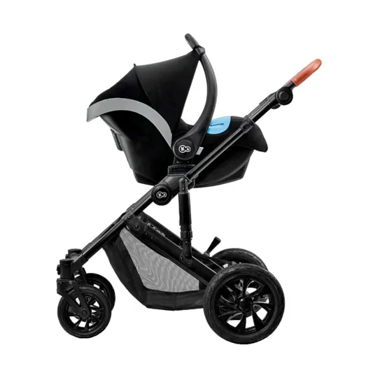 Kinderkraft Combi 3 in 1 Prime Black Inkl Autositz und Mommy Bag 