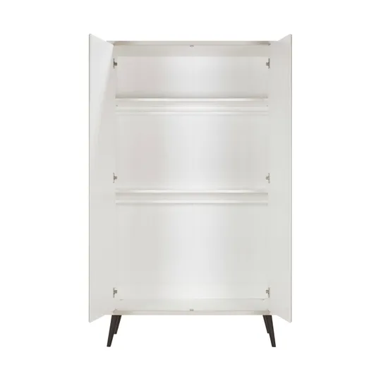 Europe Baby Sterre Kleiderschrank 2-Türig - Oatmeal / Schwarz