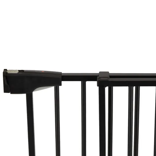 Qute Q-Guard Treppenschutzgitter – Schwarz - 76–117cm