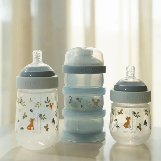 Mepal X Little Dutch Forest Friends Milchpulverturm Mio - 3-teilig