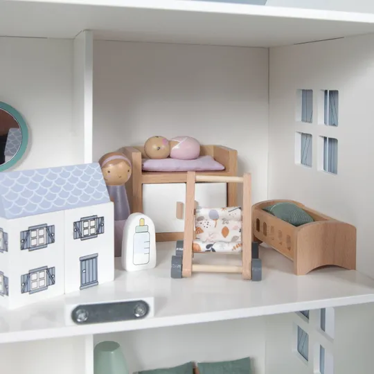 Little Dutch Puppenhaus – Spielset Babyzimmer 11-teilig 
