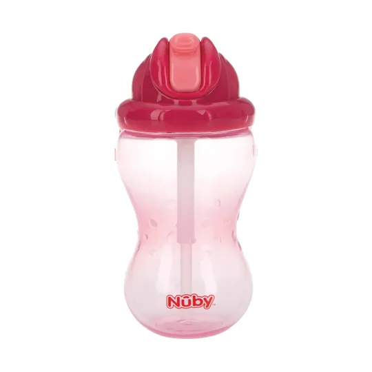 Nuby Flip-It Trinkbecher - 360 ml - Rosa