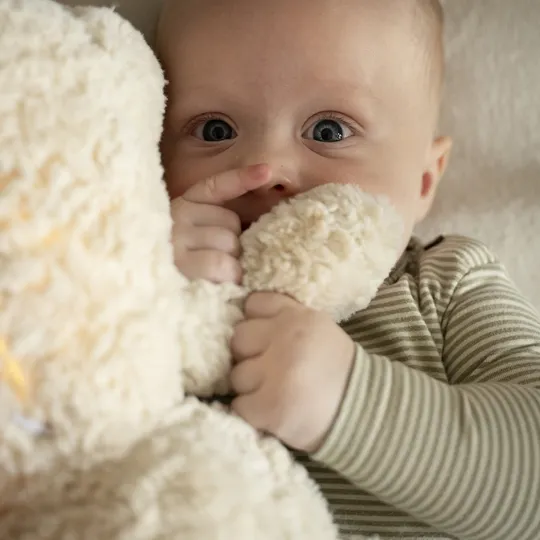 Baby’s Only Kuscheltier Bo mit Schlaftrainer - Warm Linen