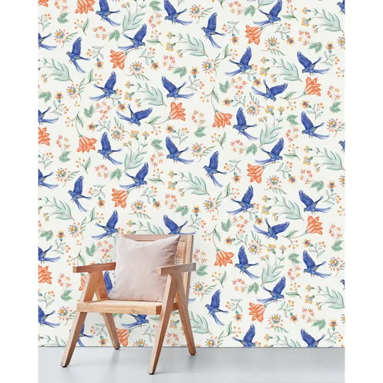 Creative Lab Amsterdam Paisley Parrot Tapete 200 x 280 cm