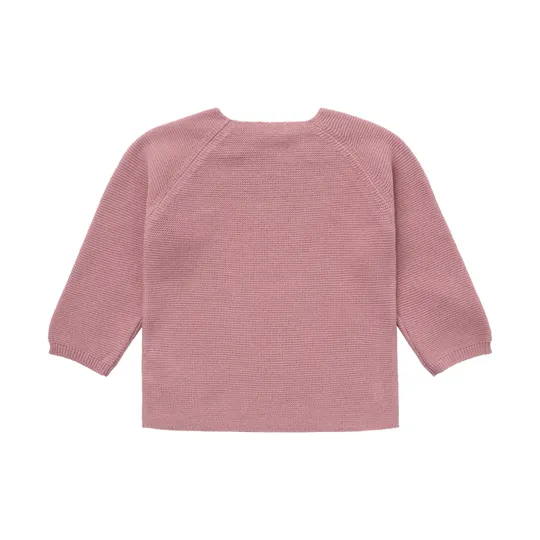 Noppies Pino Strick-Wickeljacke – Größe 56 – Deauville Mauve