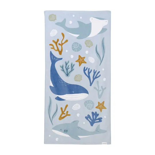 Little Dutch Ocean Dreams Badetuch - Blau