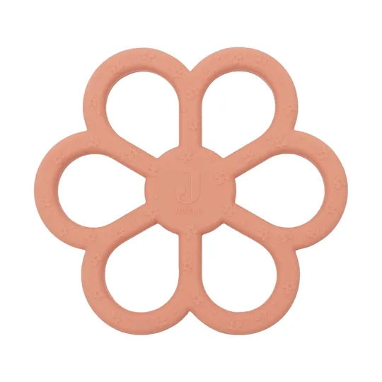 Jollein Beißring - Flower - Coral Rose