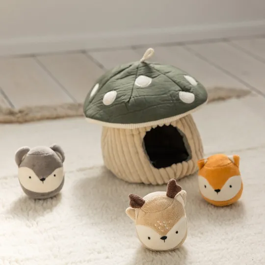 Sebra Activity Toy, Hide & Seek, Mushroom