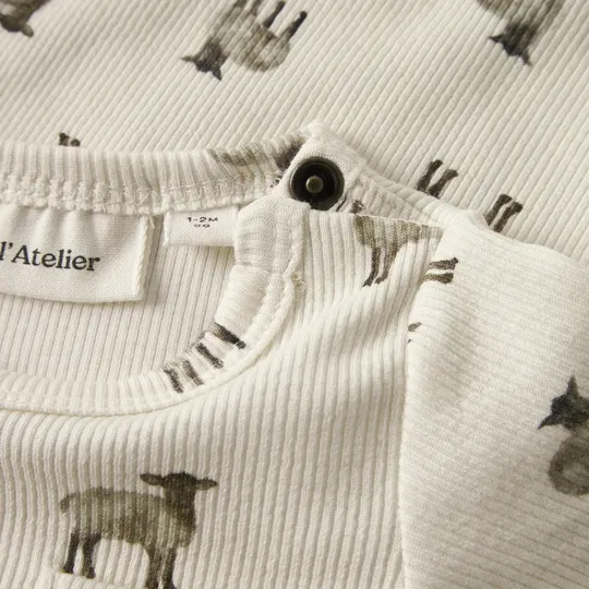 Lil' Atelier Turtledove Babybody - Beige