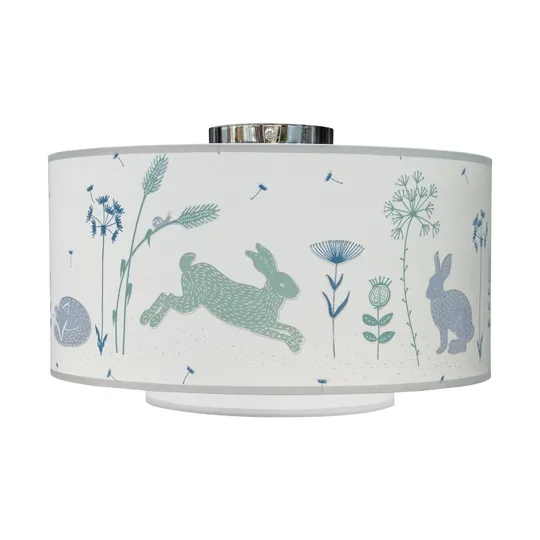 Taftan Hello World Deckenlampe, Blau