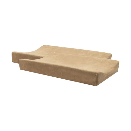 Jollein Frottee Wickelunterlagenbezug - 2 Stück- 50 x 70 cm - Hazel