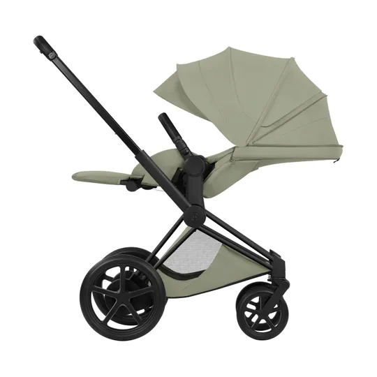 Cybex e-Priam 5 Style Kinderwagen 2-in-1 - Mattschwarzes Gestell