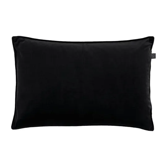 Overseas Middlestitch Kissen - 40 x 60 cm – Samt – Black