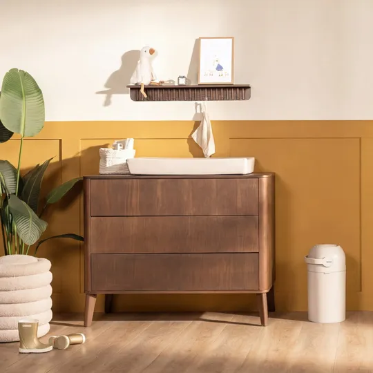 Kidsmill Tune Babyzimmer Walnuss ohne Latten
