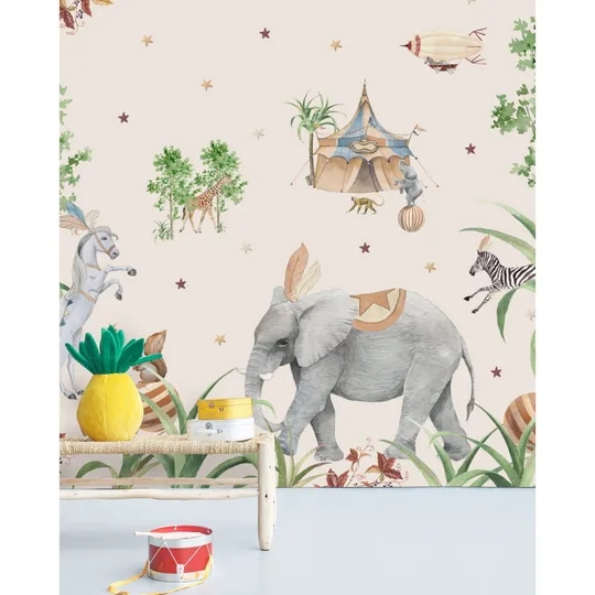 Creative Lab Amsterdam Elephant Setting Tapete 200 x 280 cm