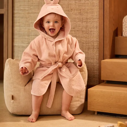Jollein Miffy Bademantel - 1-2 Jahre - Silk Rose