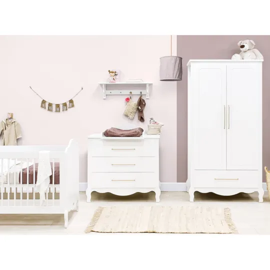 Bopita Elena Babyzimmer Weiß