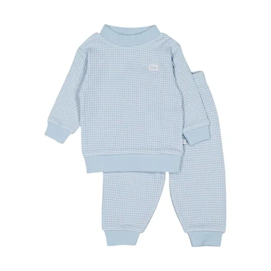 Feetje Waffelpyjama – Größe 68 – Babyblue