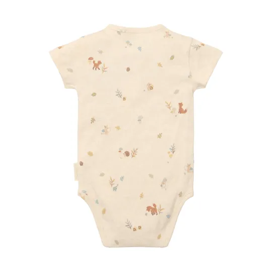 Little Dutch Forest Nature Babybody Kurzarm - Größe 62