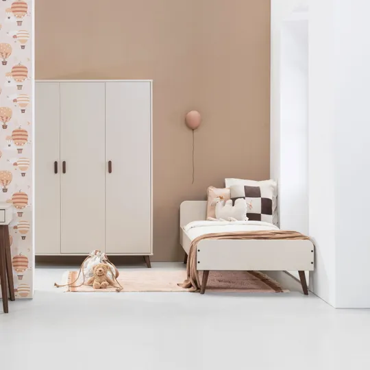 Europe Baby Olivia Kinderzimmer Oatmeal Retro | Bett 90 x 200 cm + Schreibtisch
