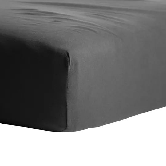 Cinderella Spannbettlaken Double Jersey - 120 x 200/210/220 cm - Anthrazit