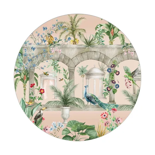 Creative Lab Amsterdam Floral Arches Tapetenkreis - 120 cm