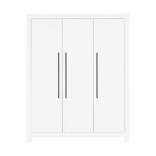 Europe Baby Vittoria III Babyzimmer Weiß | Bett 70 x 140 cm + Kommode + Schrank 3-Türig