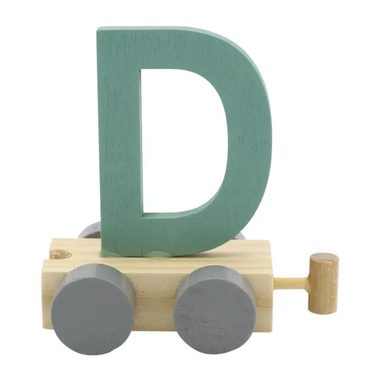 Charl's Toys Buchstabe Zug D Grün