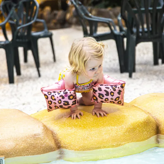 Swim Essentials Exclusive Zwembandjes Rose Gold Leopard (0-2 jaar)