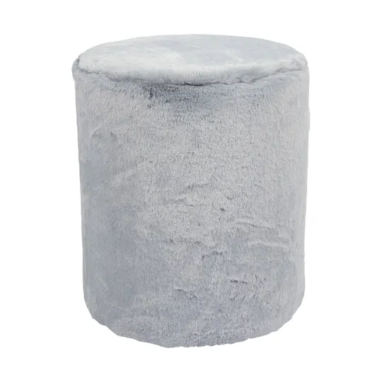 Wild & Soft Hocker - Medium - Koala Grau