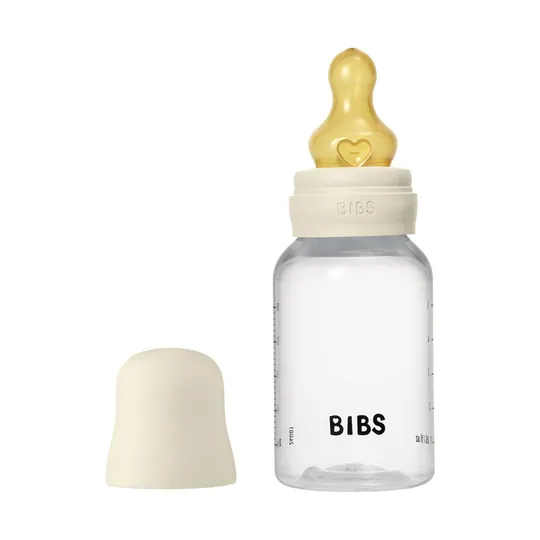 Bibs Flasche - Slow Flow - 150 ml - Latex - Ivory