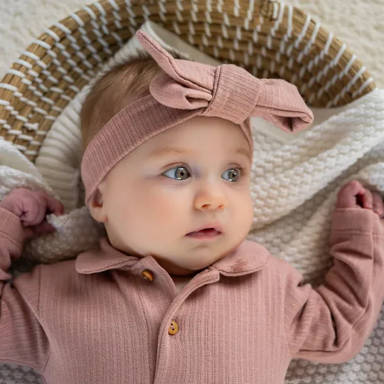 Klein Baby Polo Babybody Ripp - Größe 68 - Fawn